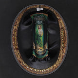 Sombrero Vaquero Stone Hats 100X de Lana Fina Negro San Judas– Horma El Fantasma con Plumas - Tombstone