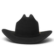 Sombrero Vaquero Stone Hats 100X de Lana Fina Negro San Judas– Horma Sinaloa con Plumas - Tombstone