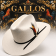 Sombrero Vaquero Telar 1x1 1000X Edicion Gallos Estilo Sinaloa Copa 4.5” con Pluma Genuina Incluida – Hooch HSA43 - Hooch