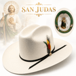 Sombrero Vaquero Telar 1x1 1000X San Judas Tadeo Edition Copa 4.5” y Falda 3.5” – Hooch HSA41 - Hooch Boots