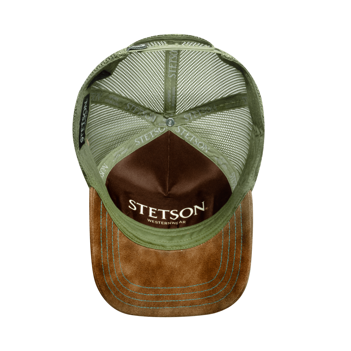Stetson Cappellino Trucker Vintage Print Uomo, Snapback Baseball Con Visiera E Fodera In Cotone - Taglia Unica Regolabile (56-60 Cm), Perfetto Per Tutte Le Stagioni