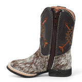 Tanner Mark Infant Leather Square Toe Boots Cow Hair Brown - Tanner Mark Boots