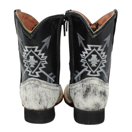 Tanner Mark Infant Leather Square Toe Boots Cow Hair - Tanner Mark Boots
