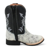 Tanner Mark Infant Leather Square Toe Boots Cow Hair - Tanner Mark Boots