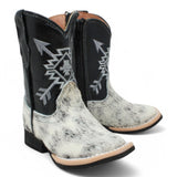 Tanner Mark Infant Leather Square Toe Boots Cow Hair - Tanner Mark Boots