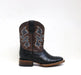 Tanner Mark Kid's Ostrich Print Square Toe Boots - Duke - Tanner Mark Boots