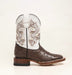 Tanner Mark Kid's Ostrich Print Square Toe Boots - Shane - Tanner Mark Boots