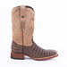 Tanner Mark Men's Print Caiman Belly Square Toe Boots Brown - Tanner Mark Boots