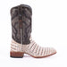 Tanner Mark Men's Print Caiman Belly Square Toe Boots Natural - Tanner Mark Boots