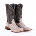 Tanner Mark Men's Print Caiman Belly Square Toe Boots Natural - Tanner Mark Boots