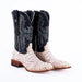 Tanner Mark Men's Print Caiman Hornback Square Toe Boots Natural - Tanner Mark Boots