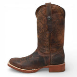 Tanner Mark Men's Roscoe Square Toe Leather Boots Buffalo Honey - Tanner Mark Boots