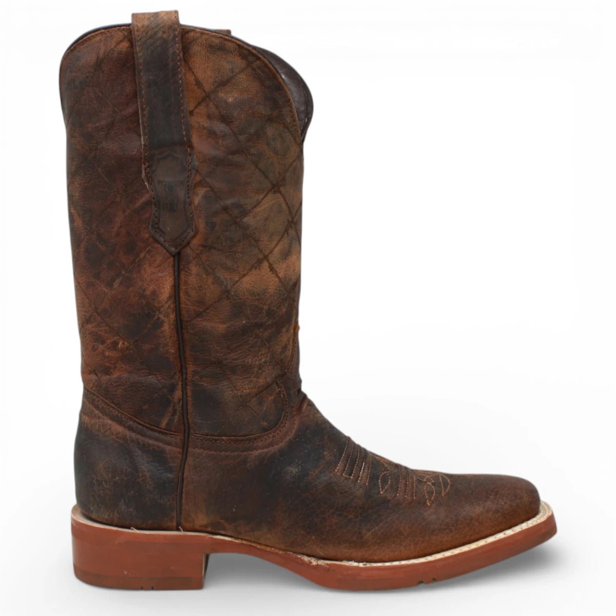 Tanner Mark Men's Roscoe Square Toe Leather Boots Buffalo Honey - Tanner Mark Boots