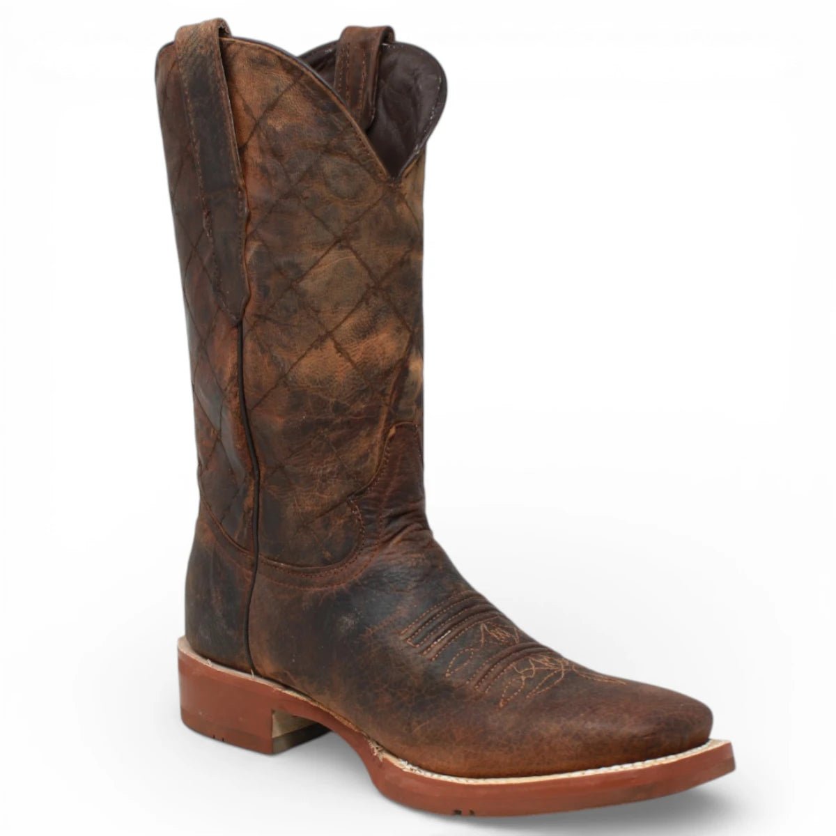 Tanner Mark Men's Roscoe Square Toe Leather Boots Buffalo Honey - Tanner Mark Boots