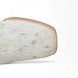 Tanner Mark Women's Full Hair On Cowhide Square Toe Boots - Black & White - Tanner Mark Boots