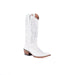 Tanner Mark Women's Snip Toe Leather Boots White Calf - Tanner Mark Boots