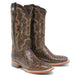 Tanner Mark Women's 'Trinity' Hand Tooled Square Toe Leather Boots Brown - Tanner Mark Boots