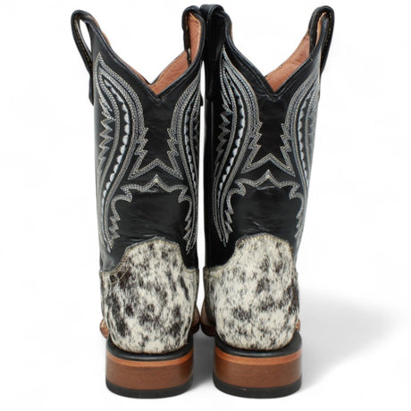 Tanner Mark Youth's Leather Square Toe Boots - Cash - Tanner Mark Boots