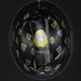 Texana 100X Estilo El Innombrable White Diamonds Color Negro con Plumas - White Diamonds Boots