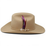 Texana 200X Estilo El Innombrable Quincy Color Camel con Plumas - Quincy Boots