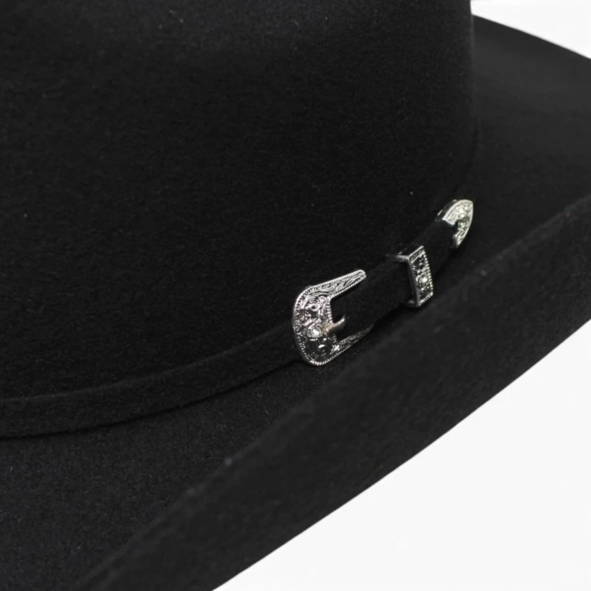 Texana Black Stone Calidad 100X Negro Horma Joan Sebastian ROD-100XB - Rodeo Imports