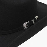 Texana Black Stone Calidad 100X Negro Horma Joan Sebastian ROD-100XB - Rodeo Imports