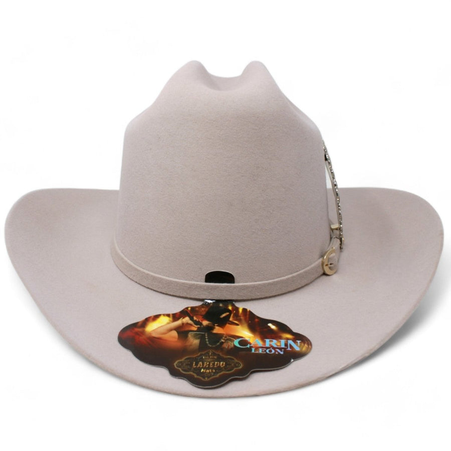 Texana Carin Leon Oficial Gris Oxford con Pluma de Plata main image 0
