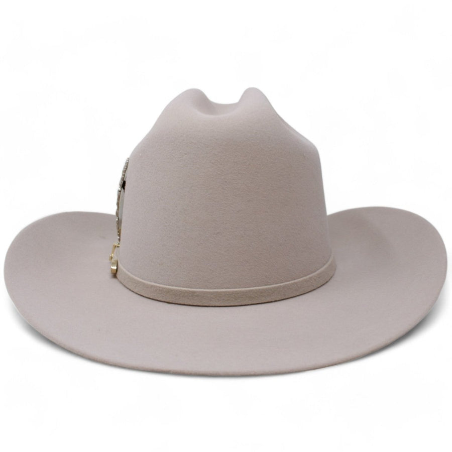 Texana Carin Leon Oficial Gris Oxford con Pluma de Plata main image 1