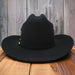 Texana Carin Leon Oficial Color Negro con Pluma de Plata - Laredo Hats
