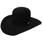 Texana Cuernos Chuecos 3X Open Crown Color Negro - Cuernos Chuecos