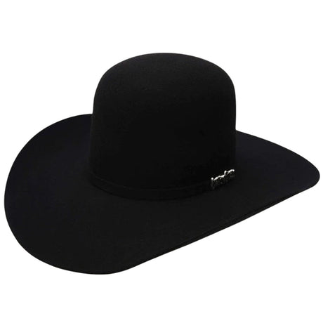 Texana Cuernos Chuecos 3X Open Crown Color Negro - Cuernos Chuecos