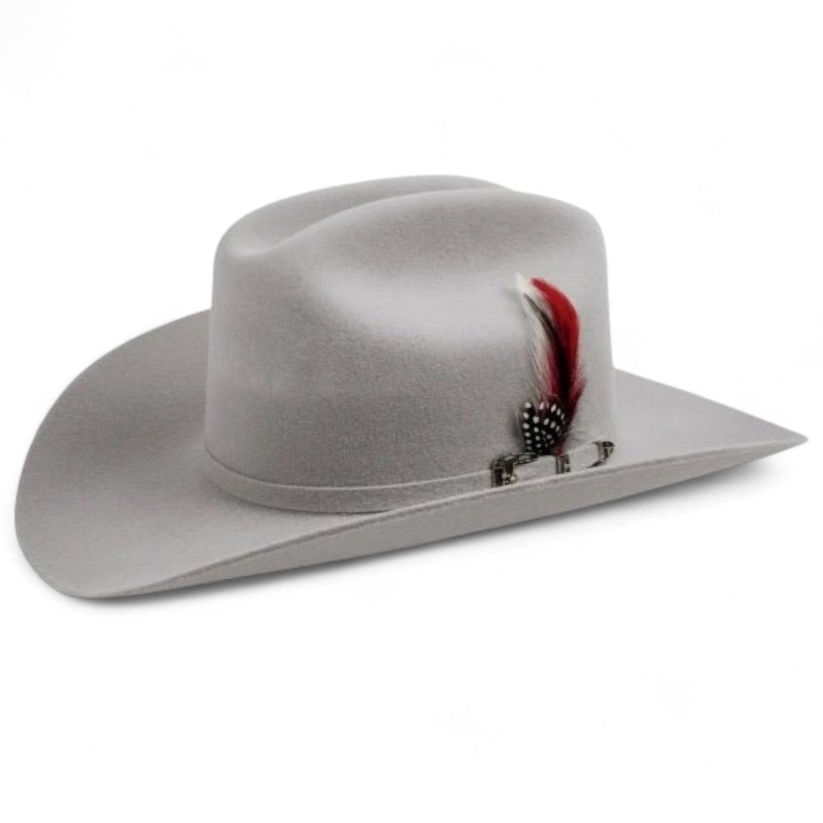 Texana Cuernos Chuecos 6X Color Gris Horma Sinaloa - Cuernos Chuecos