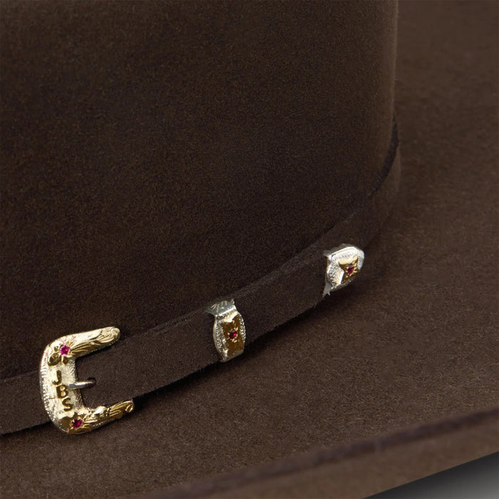 Texana El Patron Stetson 30x de Fieltro de Castor Color Chocolate - Stetson