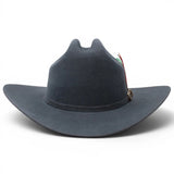 Texana Gris 20X Estilo Sinaloa (Chaparral) con Pluma – Tombstone Hats - Tombstone