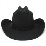 Texana Los Dos Carnales 100X Copa Alta Color Negro Stone Hats - Tombstone