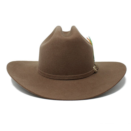 Texana Nuez 20X Estilo Sinaloa (Chaparral) con Pluma – Tombstone Hats - Tombstone