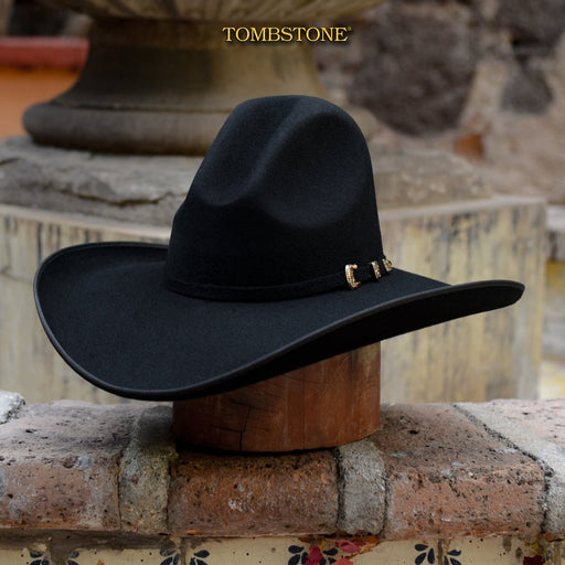 Texana Tombstone Horma Cassidy 20X Copa Alta Color Negro - Tombstone