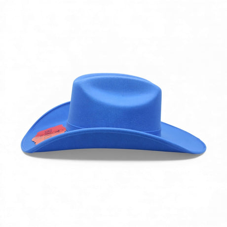 Texana Vaquera para Mujer de Fieltro Sintético Color Azul Estilo Western – Hooch HTD - 54 - Hooch