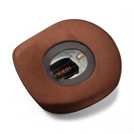 Texana Vaquera para Mujer de Fieltro Sintético Color Chocolate Estilo Western – Hooch HTD - 55 - Hooch