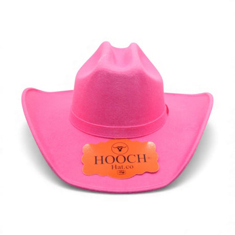 Texana Vaquera para Mujer de Fieltro Sintético Color Fucsia Estilo Western – Hooch HTD - 53 - Hooch