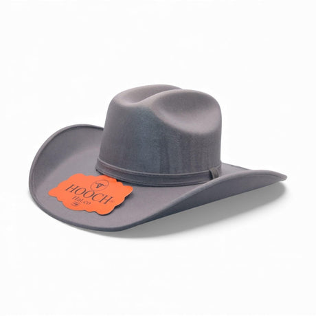 Texana Vaquera para Mujer de Fieltro Sintético Color Gris Estilo Western – Hooch HTD - 59 - Hooch