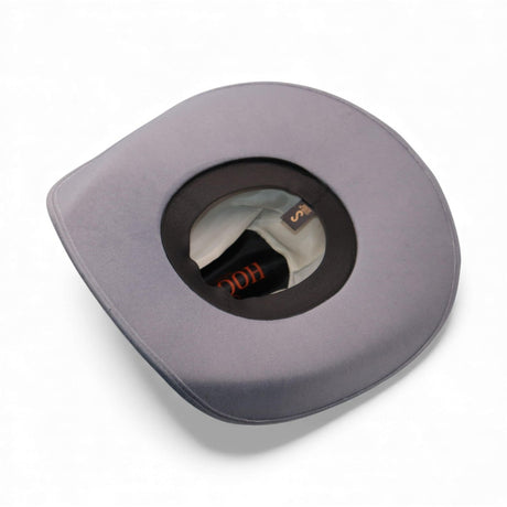 Texana Vaquera para Mujer de Fieltro Sintético Color Gris Estilo Western – Hooch HTD - 59 - Hooch