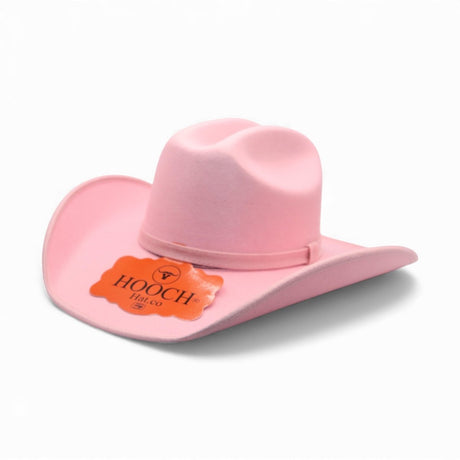 Texana Vaquera para Mujer de Fieltro Sintético Color Rosa Estilo Western – Hooch HTD - 60 - Hooch