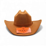 Texana Vaquera para Mujer de Fieltro Sintético Color Tan Estilo Western – Hooch HTD - 58 - Hooch