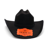 Texana Vaquera Unisex de Fieltro Sintético Color Negro Estilo Western – Hooch HTD - 51 - Hooch