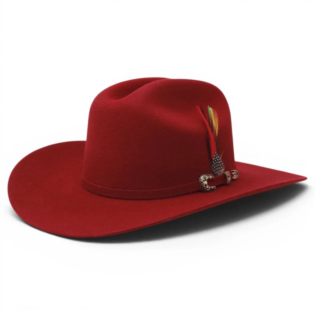 Texana Vino 20X Estilo Sinaloa (Chaparral) con Pluma – Tombstone Hats - Tombstone