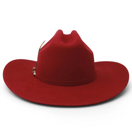 Texana Vino 20X Estilo Sinaloa (Chaparral) con Pluma – Tombstone Hats - Tombstone