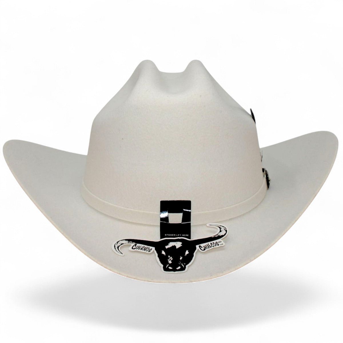 Texana White Panther Cuernos Chuecos 6X Estilo Panter Belico Color Blanco - Cuernos Chuecos