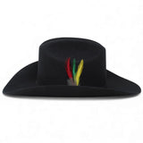 Tombstone 20X Johnson Estilo El Fantasma Color Negro con Plumas - Tombstone