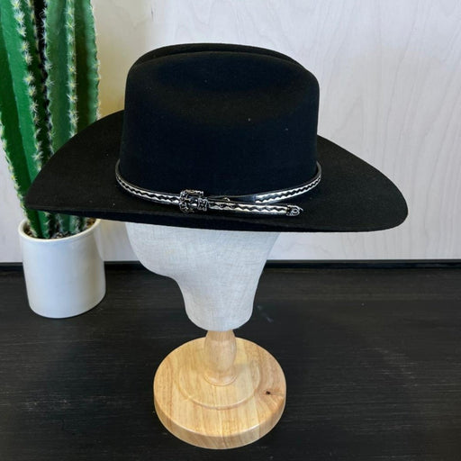 Toquilla de Hilo de Plata Original para Sombrero o Texana / Hat Sterling Band - White Diamonds Boots